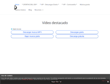Tablet Screenshot of dondedescargarmusica.com